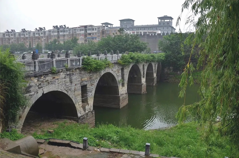 汝南县北汝河石桥