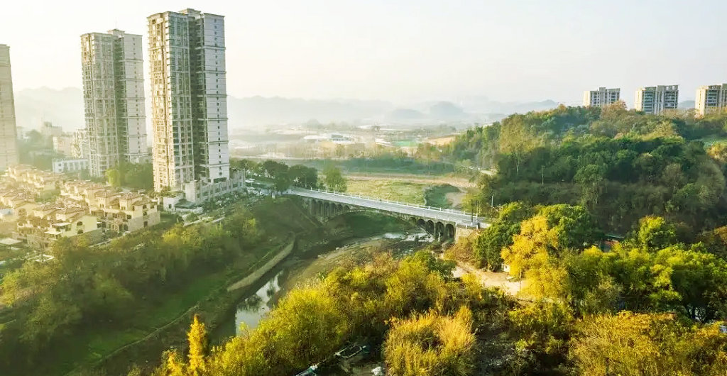 点军区江南大道卷桥河大桥