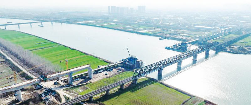蚌埠市淮河铁路大桥