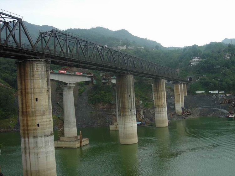 紫阳县汉江铁路大桥