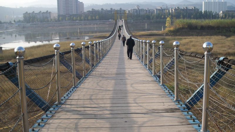 宝鸡市渭河吊桥