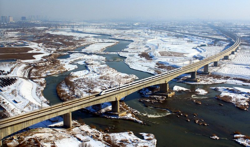 咸阳市渭河铁路桥