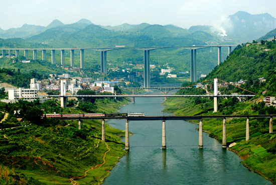 贵州省乌江铁路桥