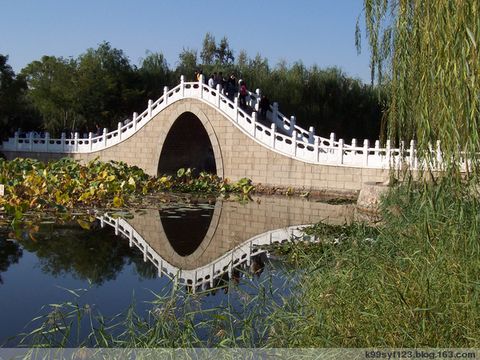 银川中山公园玉带桥